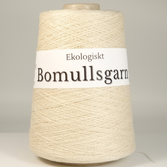 Bomullsgarn - ekologiskt naturvit
