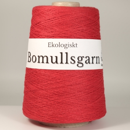 Bild på Ekologiskt Bomullsgarn röd