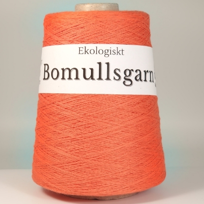 Bild på Ekologiskt Bomullsgarn djuporange